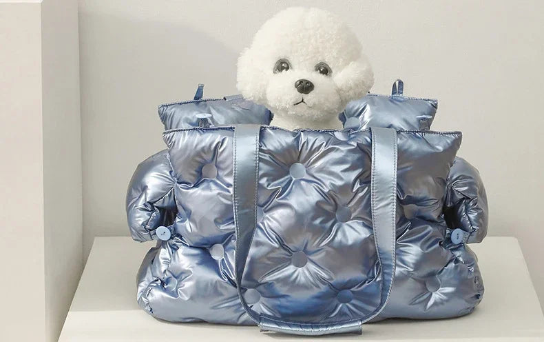 Travel Cat Dog Bag Waterproof Soft and Comfortable Dog Car Seat Cover Single Shoulder Bubble Bag for Pet Dog Cat Easy Travel