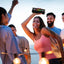 OHAYO X10MAX Bluetooth Speaker 35W - IPX7 Waterproof, Powerful Stereo Sound, 24H Playtime, TWS Pairing, Dazzling Lights, Bass Up