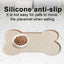 Dog Food Mat Anti-Slip Silicone Thicker Pet Placemat Waterproof Feeder Pad with Raised Edge Puppy  Feeding Mats