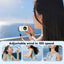 Eary Portable Handheld Mini Clip-On Fan for Umbrella 100 Speed 2000mAh Recharge Quiet Small Fan With Lanyard Fits 0-30mm Handle