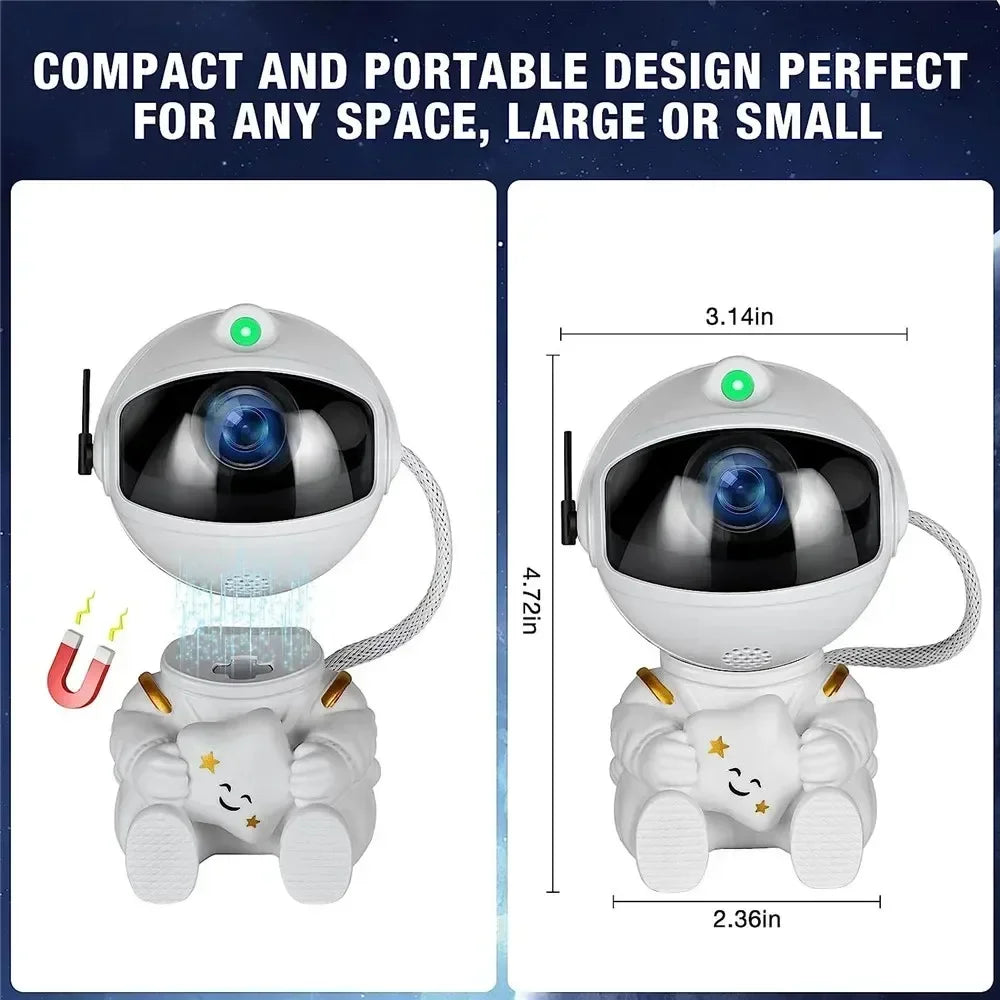 Astronaut Sky Projection Light Full of Stars Atmosphere Light Small Night Light Astronaut Decoration Nebula Light