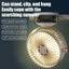 Xiaomi Clip-on Fan 5 Speed Quiet Rechargeable Home Desktop Portable Air Circulator Wireless Fan Light With LED Display For Camp