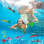 Kids Summer Shark Rocket Throwing Toy Swimming Pool Dive Game Water Fun Games Pool Toys Baby Water Educational Bath Toys Gifts