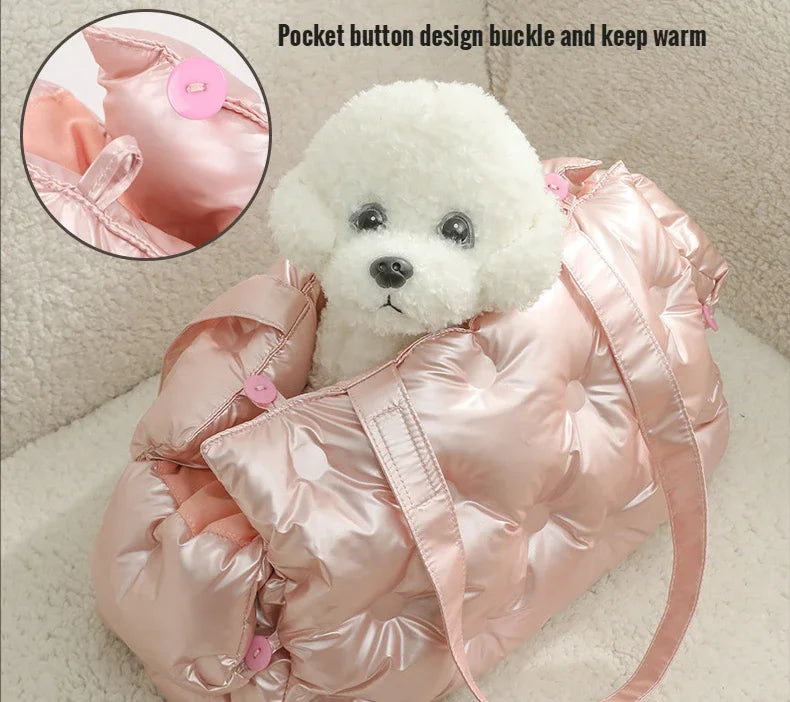 Travel Cat Dog Bag Waterproof Soft and Comfortable Dog Car Seat Cover Single Shoulder Bubble Bag for Pet Dog Cat Easy Travel