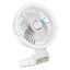 Rechargeable Clip On Fan USB Powered Foldable Cooling With LED Night Light 3 Speeds for Office Camping Adjustable Cooling Device