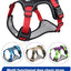 Dog Harness Reflective Midium Large Dogs Tactical Vest Big 1680D Waterproof Oxford Cloth Dog Harnesses Pet Accessoires Supplies