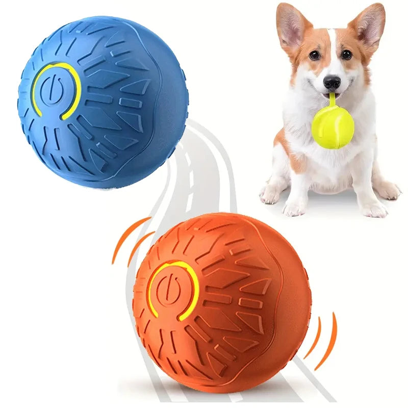Smart Dog Toy Ball Automatic Interactive Pet Electronic Rolling USB Rechargeable Moving Bouncing for Puppy to Large dog Chew Toy