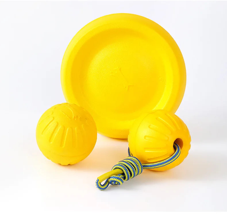 Hot-selling Dog Training Pet Ball Biting Pull Ring Pet Toy Frisbee EVA Foam Bite-resistant Dog Toy