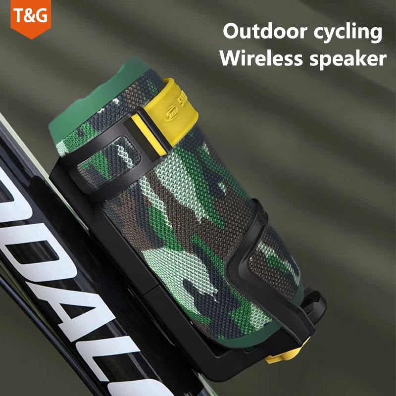 TG227 Waterpro With Lamp Outdoor Portable Upright Wireless Compatible Speaker Music Player Support USB/ TF/ FM Radio Music Party