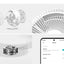 XIAOMI MIJIA DC Inverter Desktop Circulating Fan，Home Desktop Fans，Intelligent Three-dimensional Air Supply，Support MI HOME App
