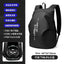 Helmet Backpack for Motorcycle Cycling Large Capacity Waterproof Helmet Storage Bag with Reflective Stripe Hiking Backpack