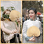 10/20/30 Natural Raffia Hand Fans Natural Palm Leaf Manual Handheld Fan for Wedding Summer Cooling Supplies Farmhouse Wall Decor