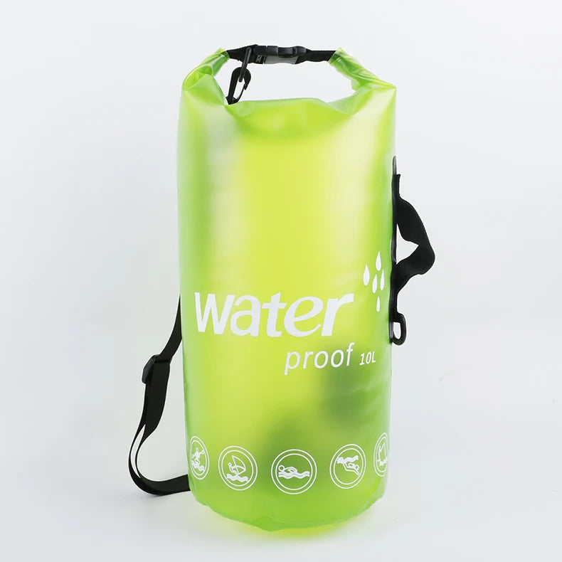 10L 20L PVC Waterproof Bag Boating Swimming Man Women Outdoor Diving Rafting Floating Ocean Water Lightweight Portable Bags