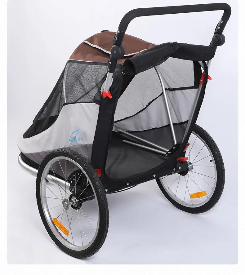 Spacious Pet Trailers - Connects to Bicycles
