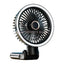 Rechargeable Clip On Fan USB Powered Foldable Cooling With LED Night Light 3 Speeds for Office Camping Adjustable Cooling Device