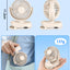 Eary Portable Clip On Fan With 2000 mAh Battery 3 Speed Wind 360° Rotate Lightweight Quiet Fan Air Cooling Fan For Outdoor Home