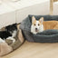 new Dog Bed Bolster Couch Dog Bed for Large Dogs Removable Washable Cover Pet Bed Foam Nonskid Dog Mat Cat Bed Kennel