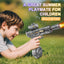 Electric Water Gun Outdoor Toys LED Light Sound Effects Flame Spray High Pressure High Speed Squirt Gun for Kids Adults Summer