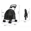 Foldable Pet Stroller - Perfect for Small Dogs, & Puppies