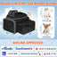 Airline Approved Pet Carrier- Expandable, DURABLE and with good VENTILATION