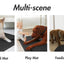 Pet Feeding Mat-Absorbent Pet Placemat for Food and Water Bowl, with Waterproof Rubber Backing, Quick Dry Water Mat for Dog Cat