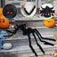 30cm/50cm/75cm/90cm/125cm/150cm/200cm Horror Halloween Giant Black Spider Decoration Haunted House Party Props Halloween Decor