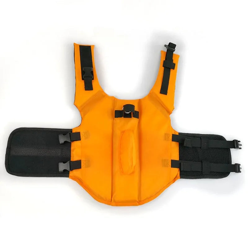Dog Life Jacket Shark Fin Puppy Life Jacket Adjustable Dog Swimming Safety Jacket with Handle Dog Surfing Vest