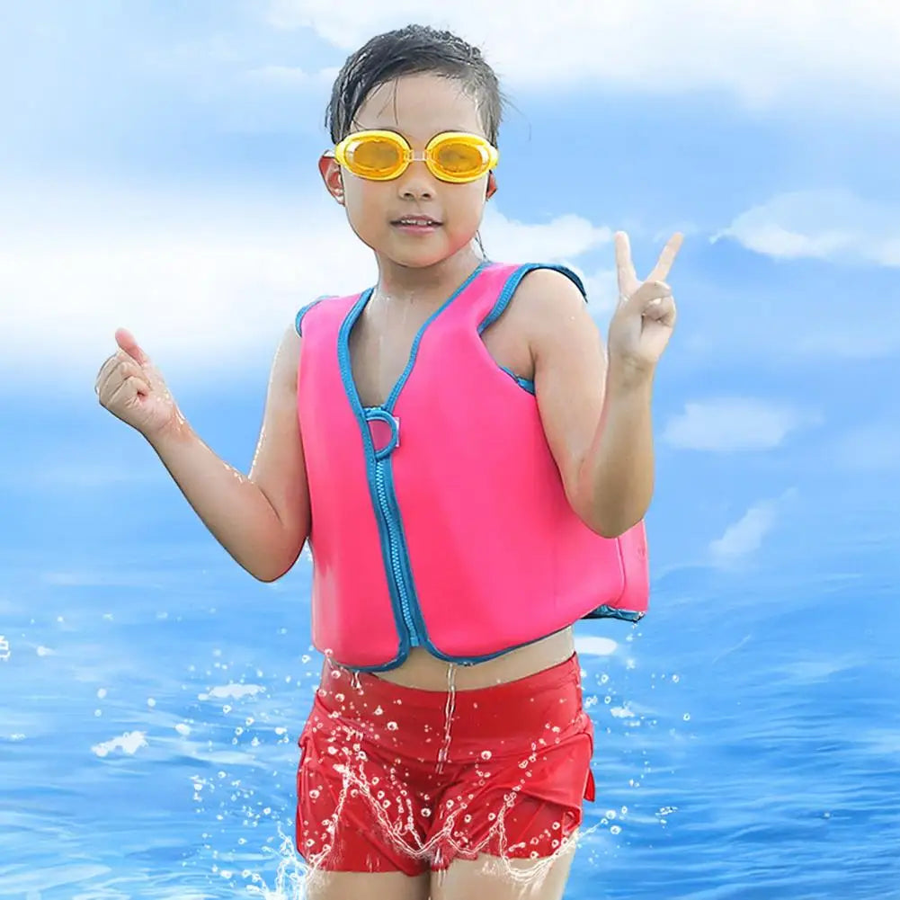 Kids Swim Vest Toddler Buoyancy Jacket Swimming Aid for Pool Adjustable Pool Floats Life Jackets for Boys Girls Aged 1-10 Years