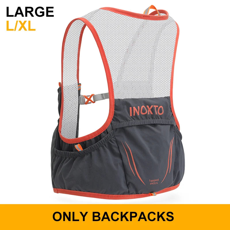 INOXTO 2022 new lightweight running backpack moisturizing vest suitable for bicycle marathon hiking ultra-light portable 2.5L