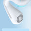 New Mini Neck Fan Portable Bladeless Hanging Neck 1200mAh Rechargeable Air Cooler 3 Speed Mini Summer Sports Fans