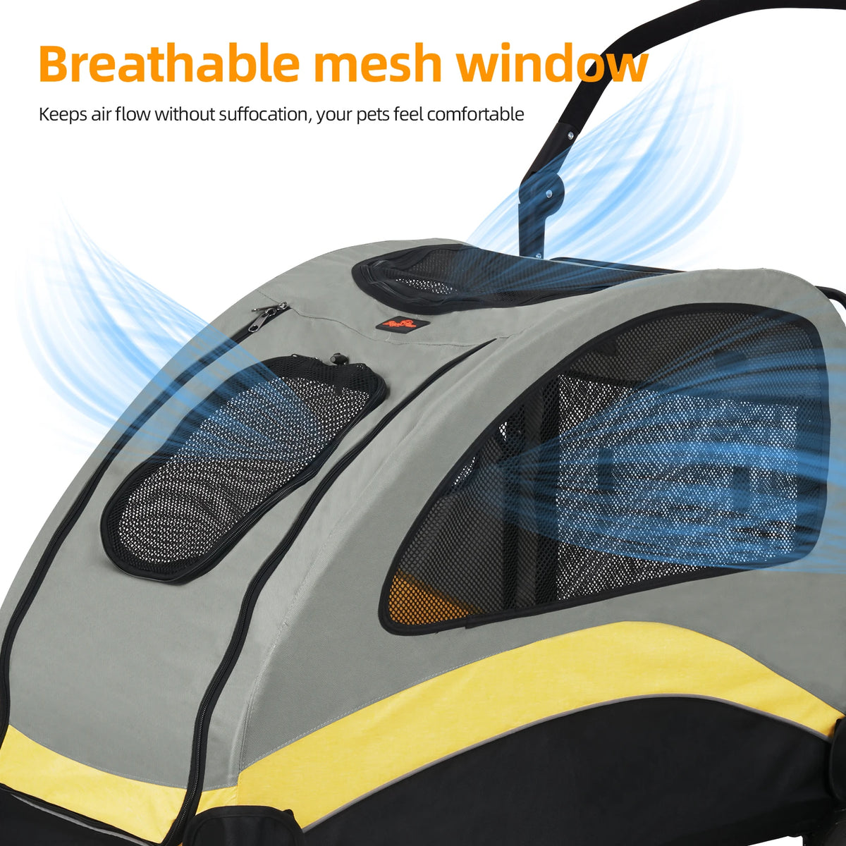 Pet Stroller -good for old or injury dog, 3 sizes, Portable ,Breathable & Foldable