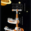 Cycling City Foldable Space Children's Scooter With Seat Push Handle Baby Toy Car Super Load-bearing Music Flash Wheel Scooter