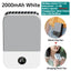 Portable USB Rechargeable 3 Speed Mute Personal  Waist Clip on  Summer Air Cooler Mini Digital Display Hanging Neck Fan