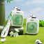 Portable Keychain Fan for Travel Small Cooling Mini Fans Rechargeable Cute Panda Travel Fan Handheld Fan Gift
