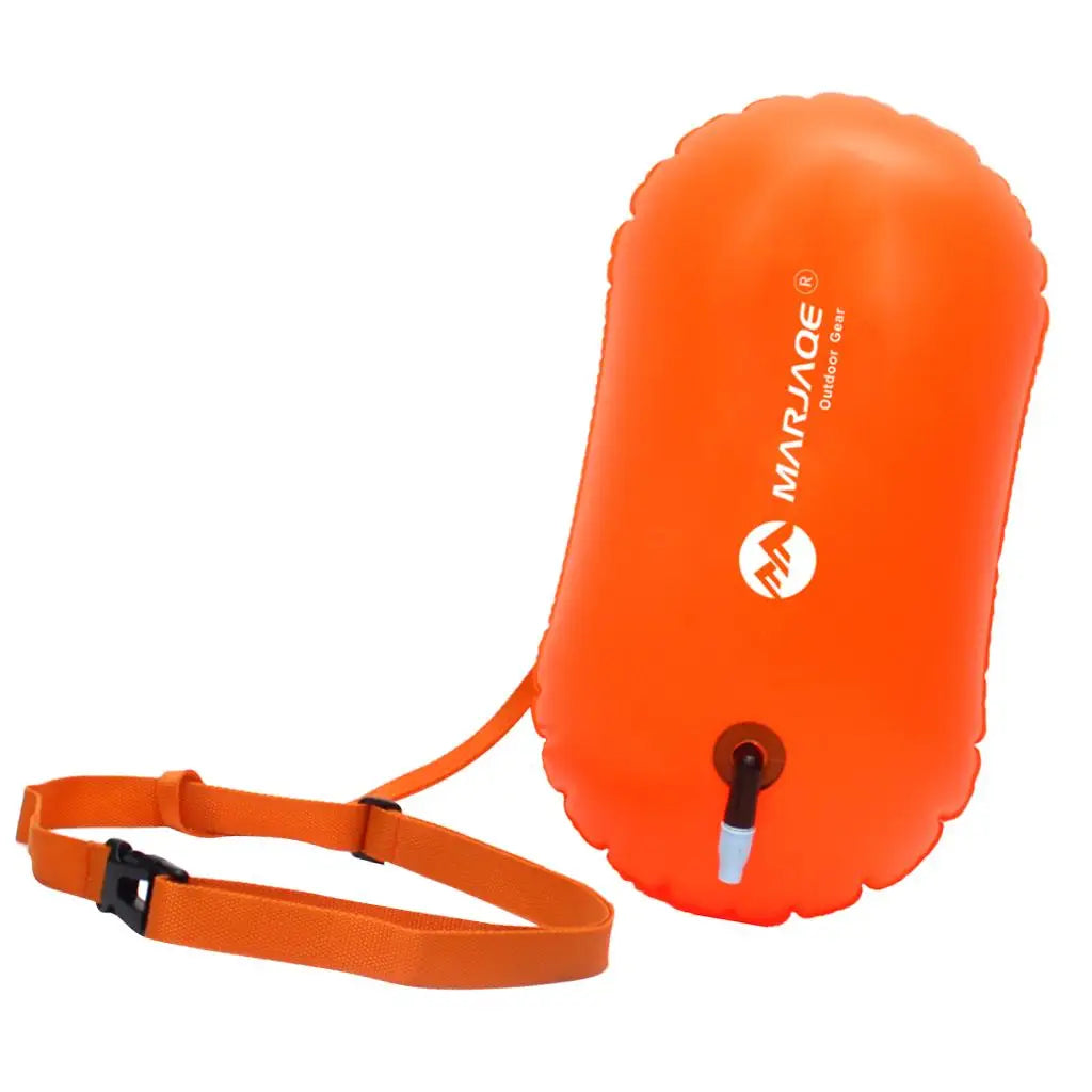 Swim Bubble - High Visibility Inflatable Swimming Tow Bag for Swimmers, Triathletes and Snorkelers