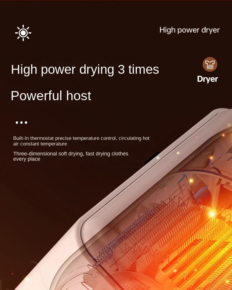 110V Pet Dryer Machine 3-in-1 - Portable Low Noise Hair Dryer & Heater for Dogs/Cats, CE/FCC Certified with Overheat Protection