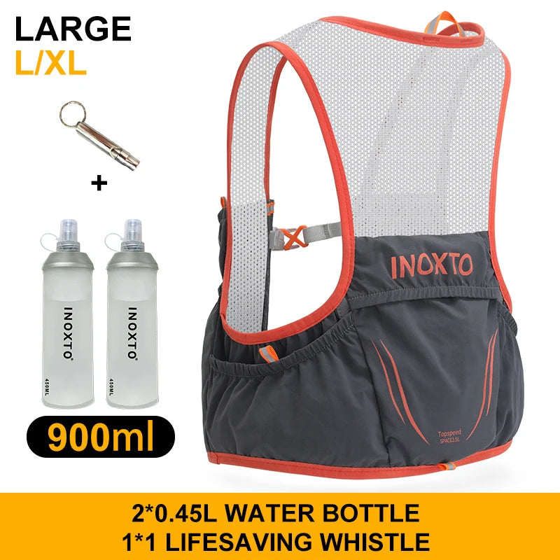 INOXTO 2022 new lightweight running backpack moisturizing vest suitable for bicycle marathon hiking ultra-light portable 2.5L