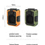 Xiaomi MIJIA 4000mAh Outdoor Hanging Neck Waist Clip Fan Wearable Portable Fans 3 Speed USB Rechargeable Emergency Mobile Power