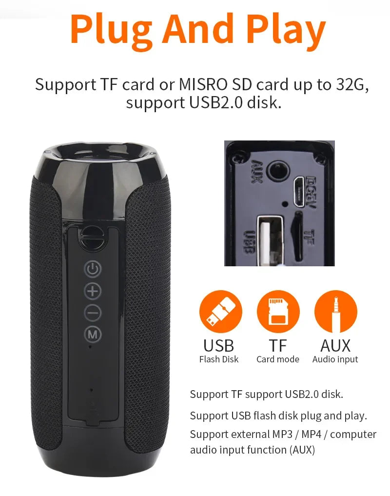 Portable Speaker, IPX5 , Bluetooth