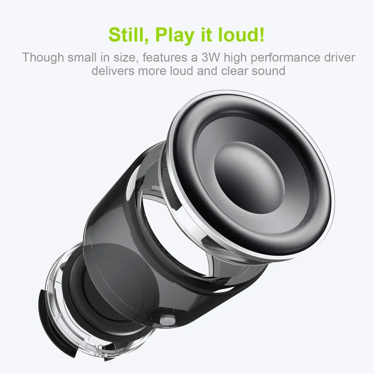 xx9 EWA A106 Pro Mini Bluetooth Speaker with Custom Bass Radiator, IPX7 Waterproof, Super Portable Speakers, Travel Case Packed