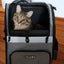 Dog Carrier Bag Pet Double Shoulder Backpack Sturdy Frame Breathable Foldable Dog Double Doors Bag Fits 20 lbs Pets Travel Set