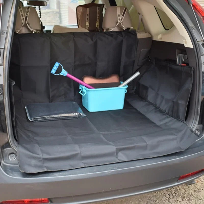 Car Boot Liner Protector For Dog Nonslip Waterproof Pet Cargo Cover Anti-Scratch Tear-Resistan Trunk Cover Mat Travel Universal