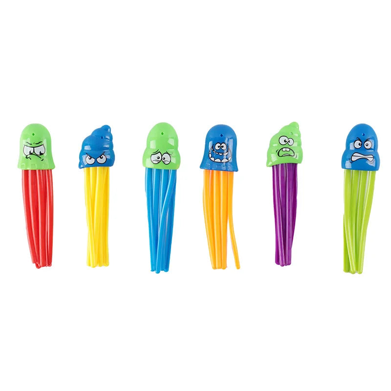 Children's Summer Water Play Toys Creative Pool Party Swimming Props Accessories Treasure Hunt Diving Stick Jellyfish Toys