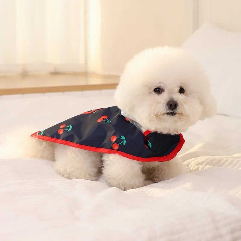 New Dog Raincoat Waterproof Hoodie Jacket Rain Poncho Pet Rainwear Clothes Teddy Ins Cute Outdoor Dogs Raincoat Accessories