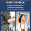 Waist-hanging Fan 100-level Adjustable Portable Waist-clip Outdoor Construction Site Cool Down USB Charging Mini Neck Fan
