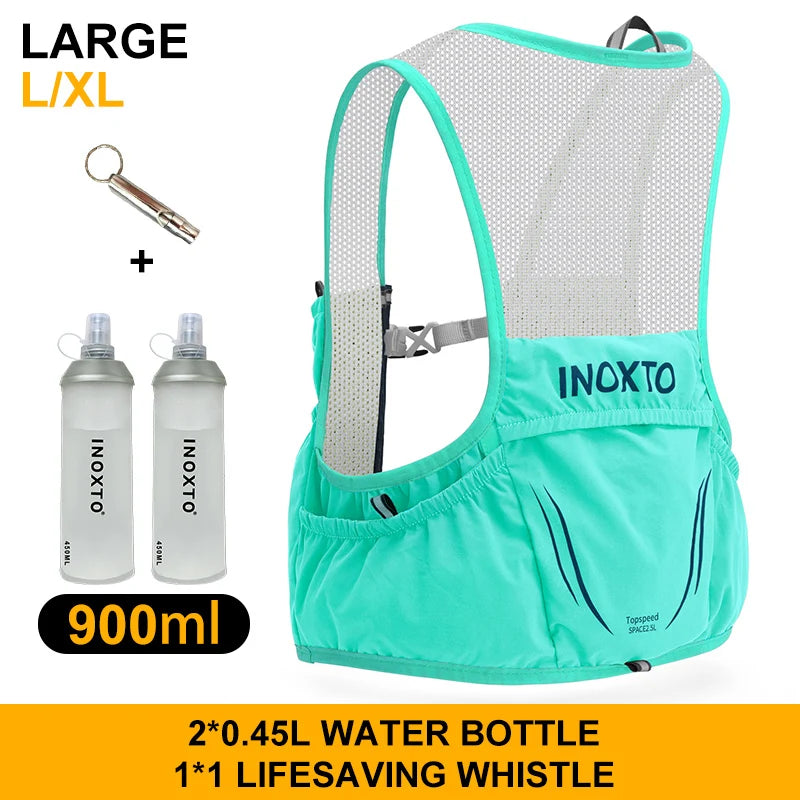 INOXTO 2022 new lightweight running backpack moisturizing vest suitable for bicycle marathon hiking ultra-light portable 2.5L
