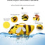 Summer Pet Dog Life Jacket Vest Clothes Life Vest Collar Harness Pet Dog Swimming Summer Swimwear Clothes Little Bee Pet Clothes