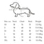 Fashion Red Dachshund Pajamas – Soft Stretch Winter & Spring Clothes for Sausage Dogs