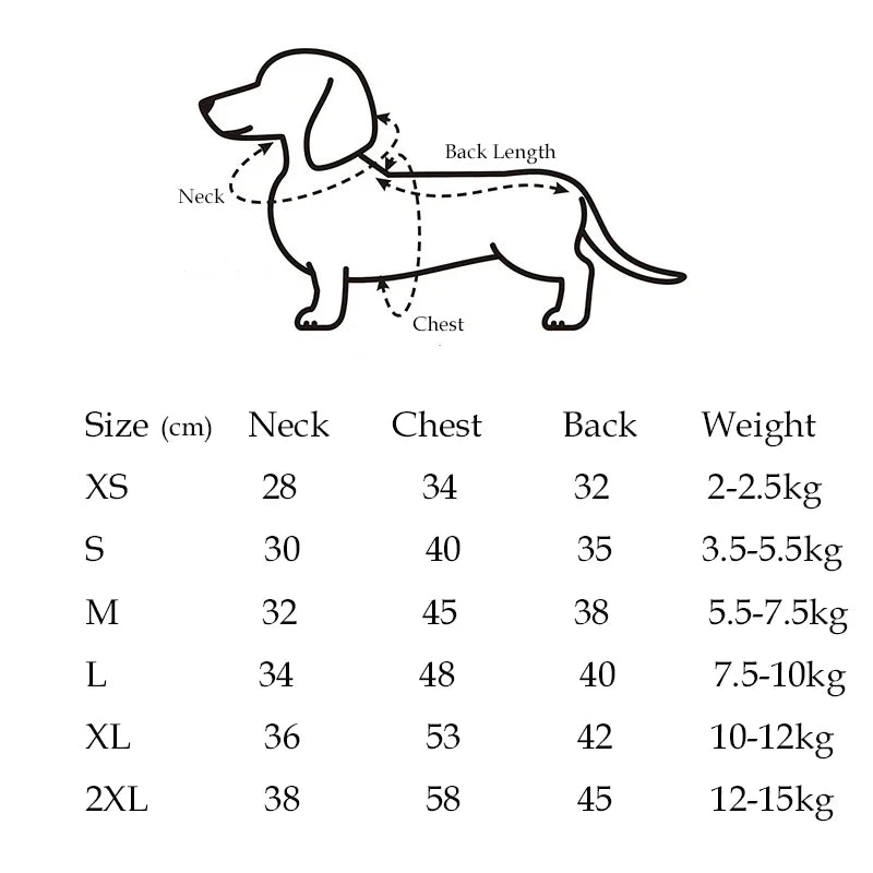 Fashion Red Dachshund Pajamas – Soft Stretch Winter & Spring Clothes for Sausage Dogs