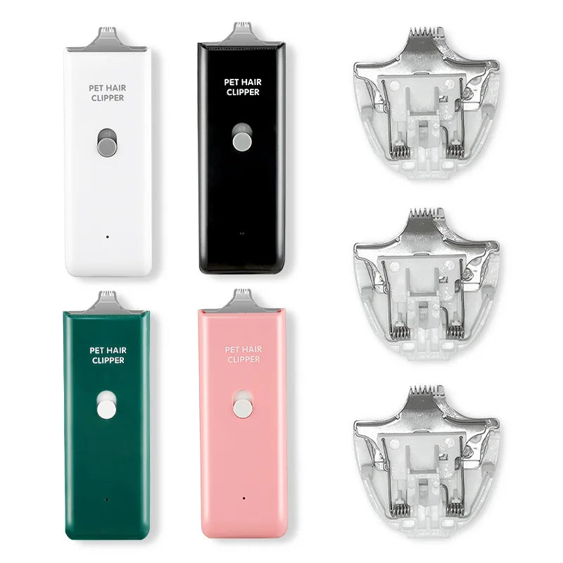 Small Dog Hair Clipper USB Rechargeable Pets Trimmer Cat Shaver Cutting Machine Puppy Carving Grooming Haircut Kit Low Noice